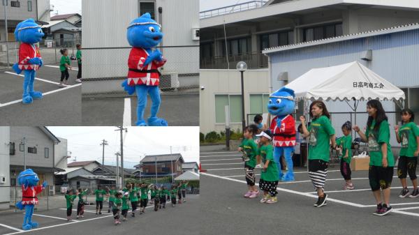 ひだかニッコリゆかたフェスタにクエ太郎が